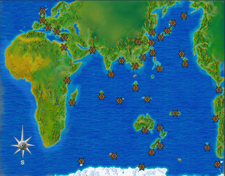 World Map of Wonderland